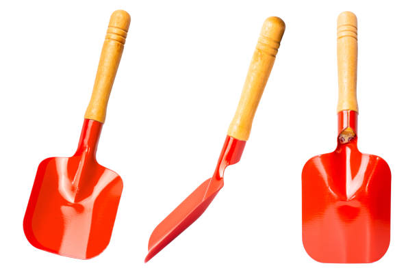 istock Set garden shovel isolated on white background 1780929324
