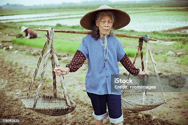 Chinese Peasant Stock Photo - Download Image Now - Active Seniors, Adult, Agriculture