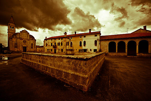 istock Main square in Svetvincenat Croatia 178093555