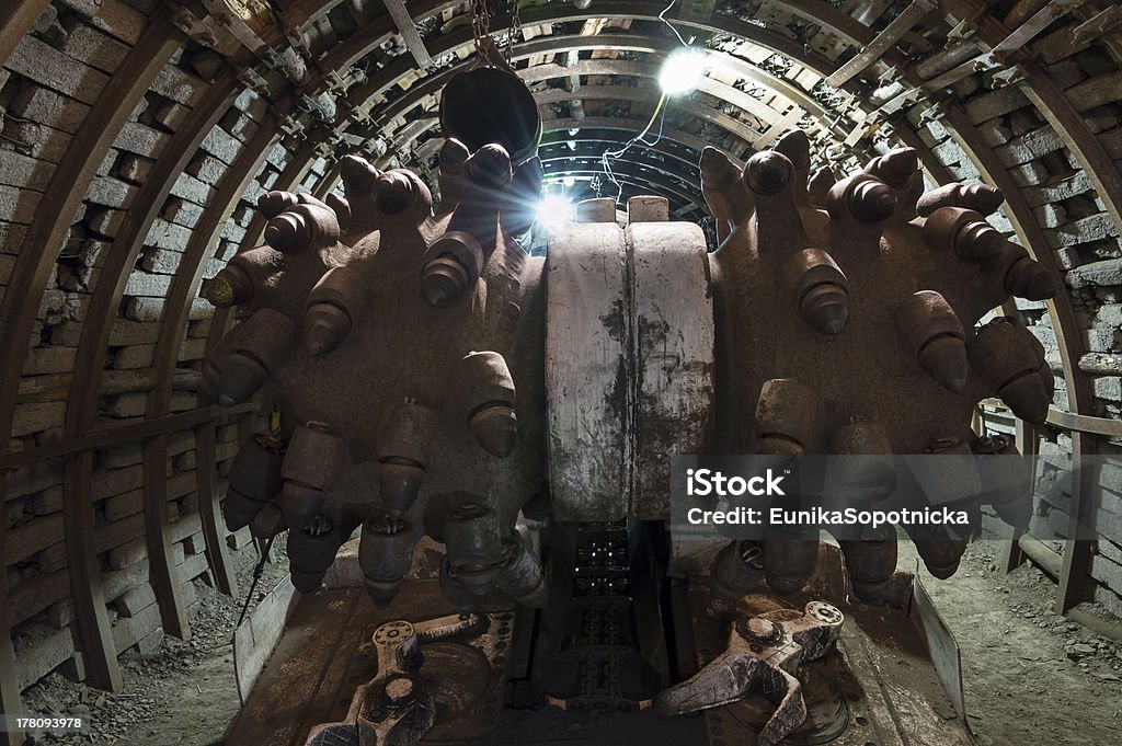 Extracção de carvão: Mina excavator - Royalty-free Antracite Foto de stock