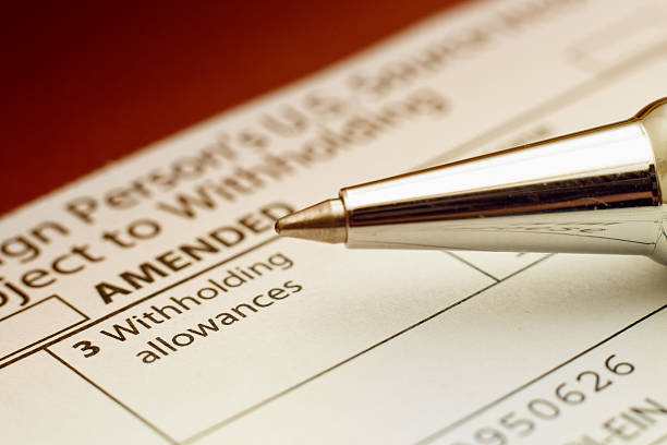 istock US tax form 1042 178094227