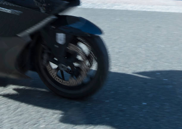 istock motorcycle tire as part of a motorcycle, driving on two wheels 1780960864