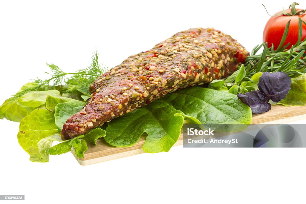 Carne bovina defumada - Foto de stock de Alecrim royalty-free