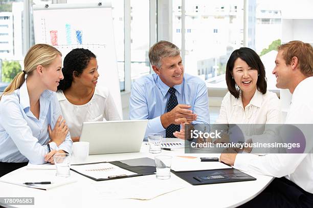 Business Meeting In An Office Stock Photo - Download Image Now - Corporate Business, Business, Business Meeting