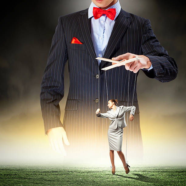 istock Businessman puppeteer 178097236