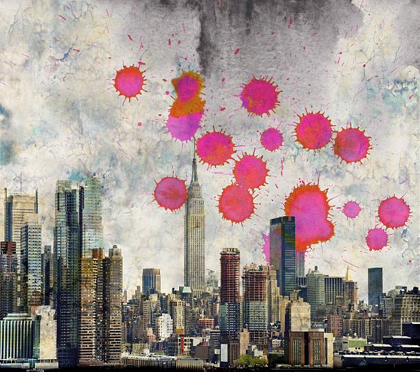 istock Grunge NY city background 178097925
