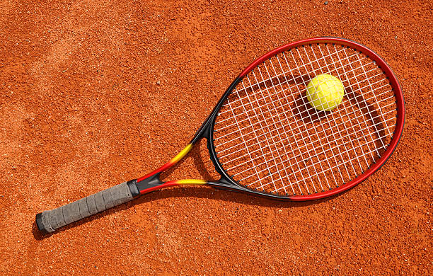 istock Tennis ball and racket 178098075
