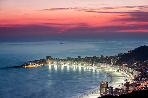 istock Copacabana Beach at night in Rio de Janeiro 178098312
