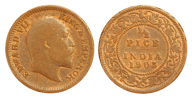 istock Old Indian Half Pice Coin of 1903 178099640