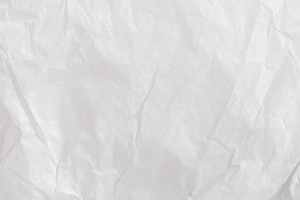 Vazio branco de Papel amarrotado - foto de acervo
