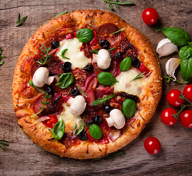 istock Delicious italian pizza 178099700