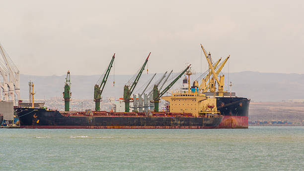 istock Ship on Djibouti port 178100645