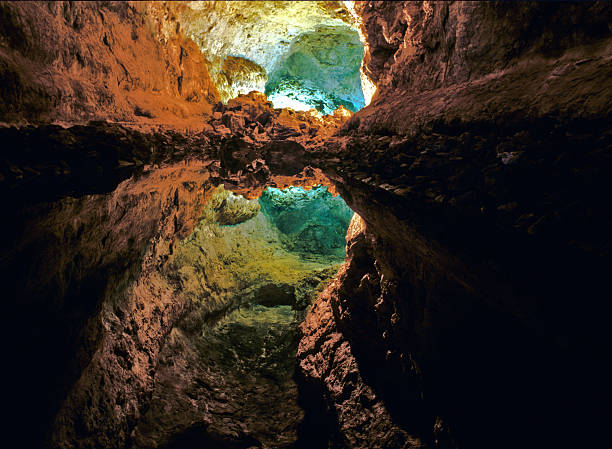 Cueva de Los Verdes in Lanzarote, Spain