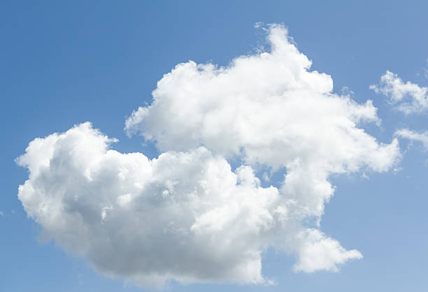 istock Closeup of blue sky with white clouds 178102213