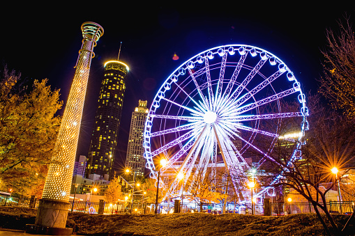 Ferris Wheel Downtown