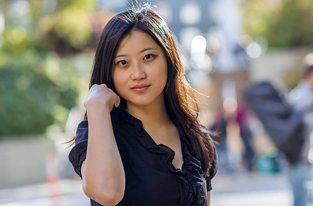istock pretty Chinese woman in San Francisco CA 178103384