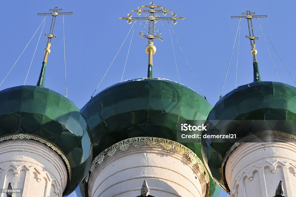 Igreja ortodoxa de Rostov Kremlin - Royalty-free Anel de Ouro da Rússia Foto de stock