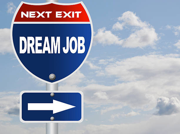 istock Dream job road sign 178104318