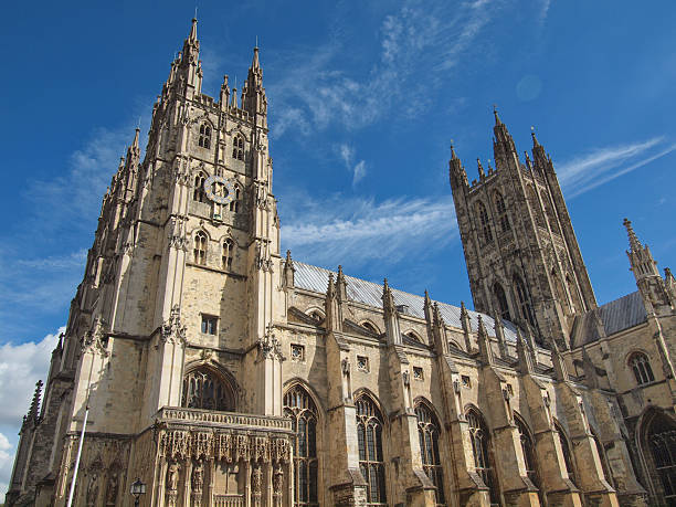 Canterbury Cathedral The Canterbury Cathedral in Kent England UK canterbury uk stock pictures, royalty-free photos & images