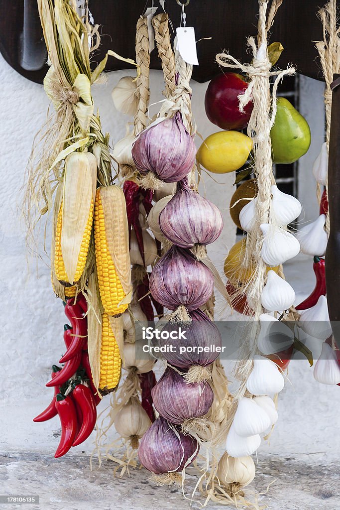 Hanged cebola - Foto de stock de Agricultura royalty-free