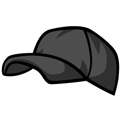 Snapback Trucker Hat Baseball Cap Illustration Vector Icon Art
