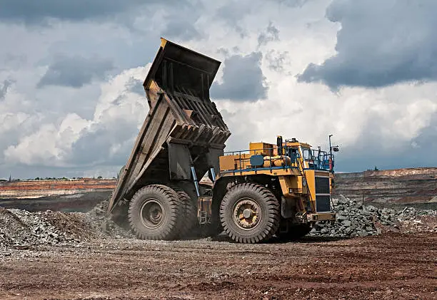 Photo of opencast mine