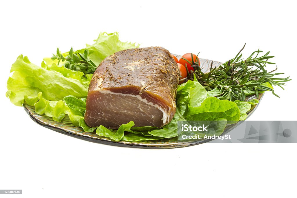 Geräuchertes Rindfleisch - Lizenzfrei Bildhintergrund Stock-Foto