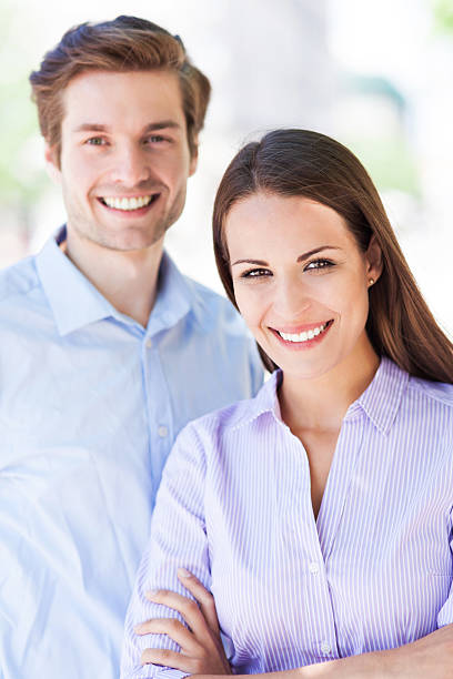 istock Young business couple 178107811