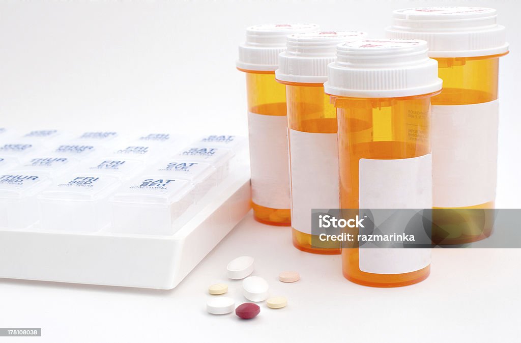 Рецептурных лекарственных препаратов и упаковок - Стоковые фото Без людей роялти-фри