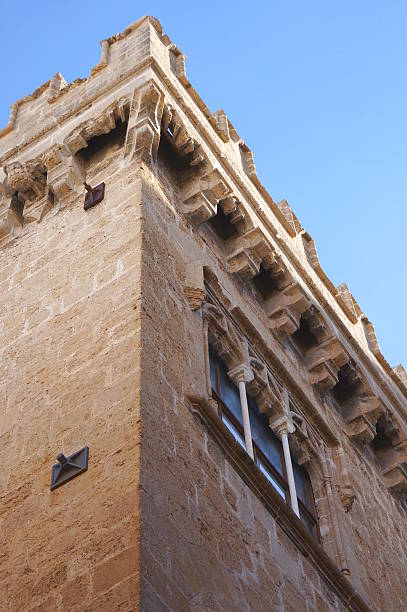 Palazzo Abatellis, Medieval Palace in Palermo stock photo