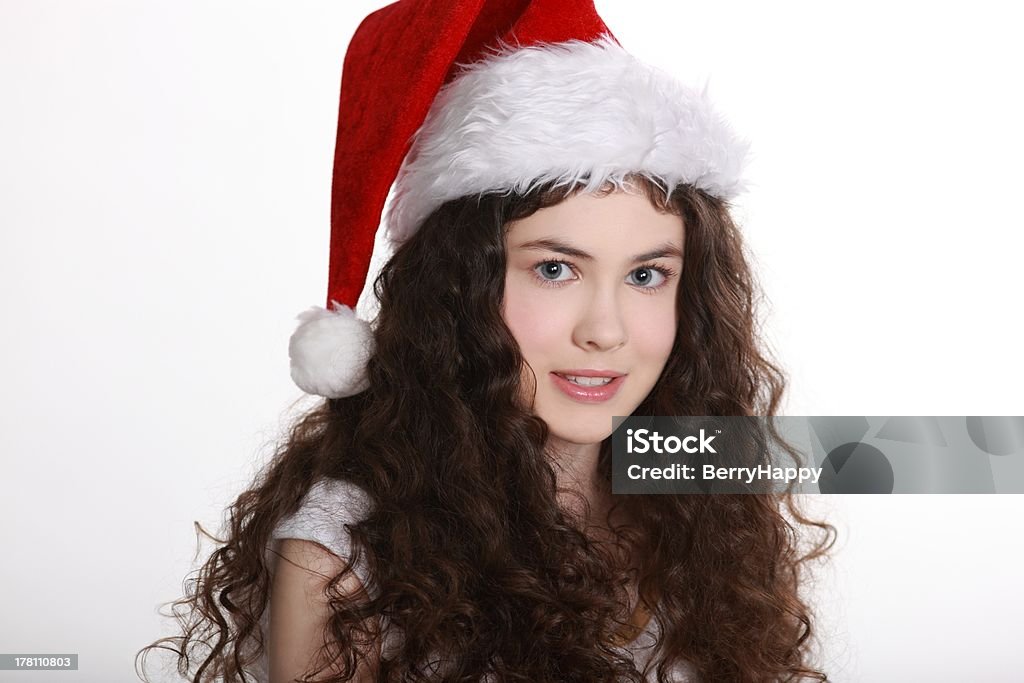 Chica de Navidad - Foto de stock de Adolescente libre de derechos