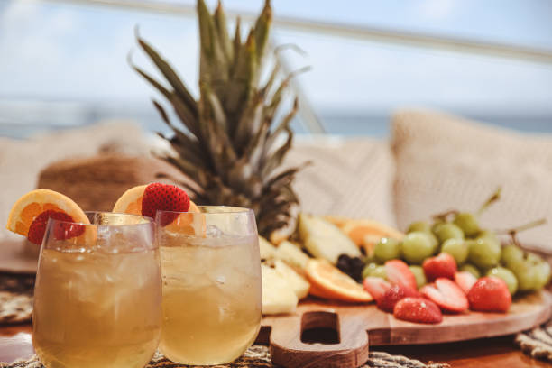 Refreshments stock photo