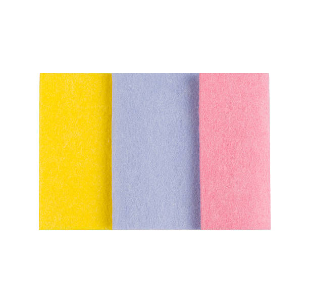 istock Set of Microfiber cleaning towel over white 178111301