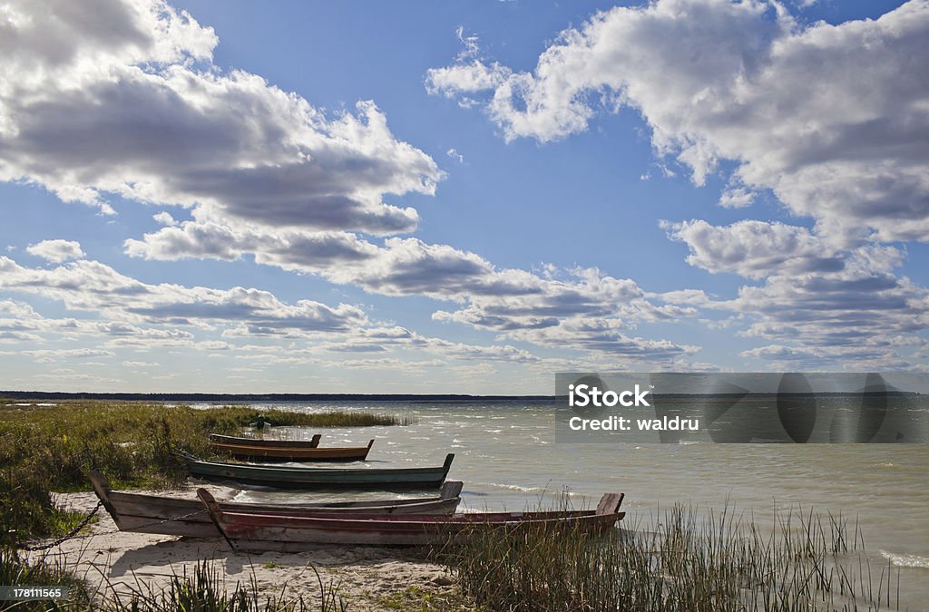 Fischerboote - Lizenzfrei Am Rand Stock-Foto