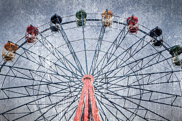 istock ferris wheel in graphic grunge style 178111843