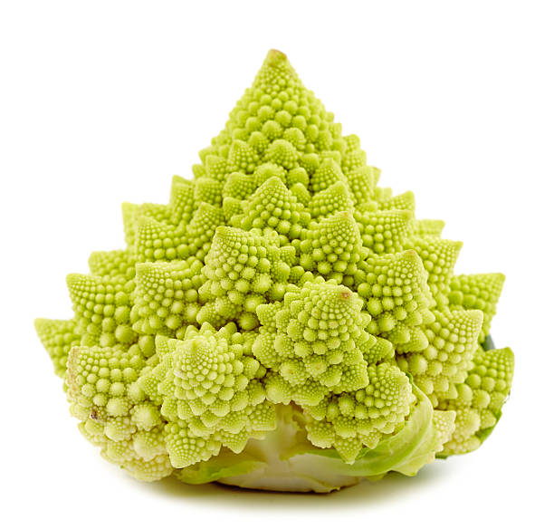 kalafior romanesco - romanesque broccoli cauliflower cabbage zdjęcia i obrazy z banku zdjęć