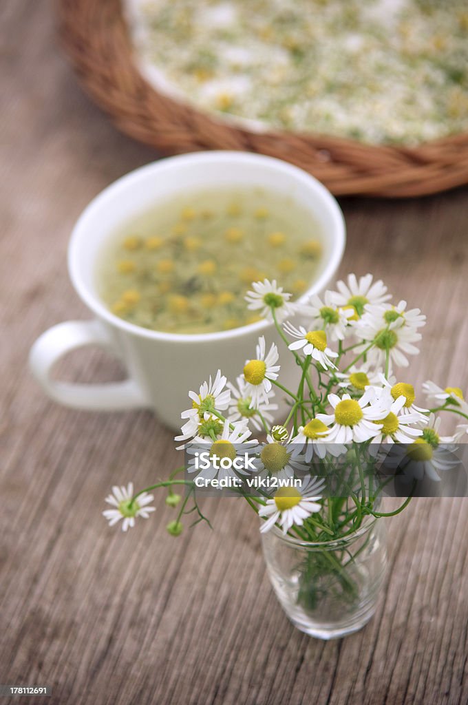 Camomilla, tè - Foto stock royalty-free di Alimentazione sana