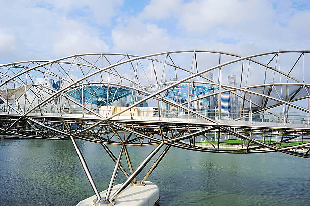 istock Helix Bridge in Singapore 178112766