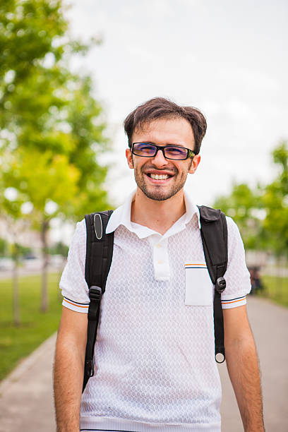istock Young caucasian man portrait outdoor 178112986