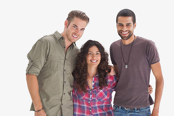istock Hipster friends smiling at camera 178113756