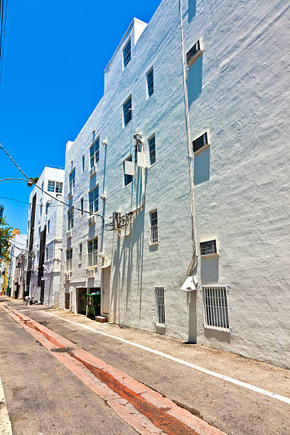 istock old painted brick houses in South Miami 178115339