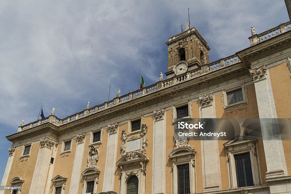 Campidoglio square (Piazza del Campidoglio) in Rom, Italien - Lizenzfrei Anhöhe Stock-Foto