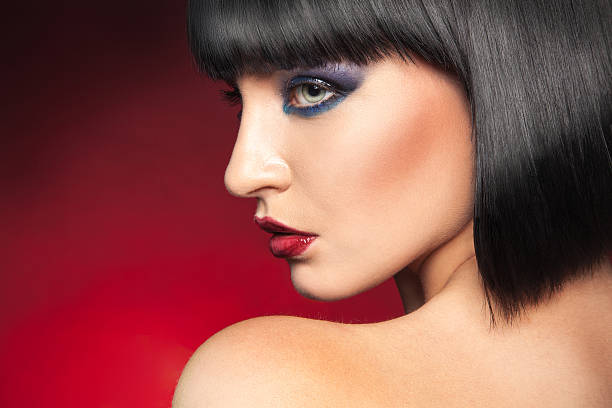 istock Profile portrait of brunette 178117422