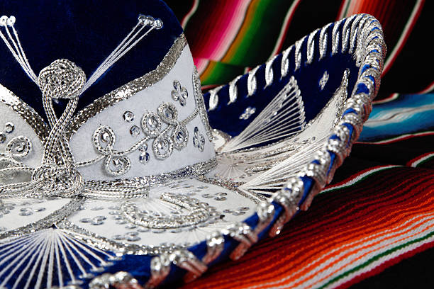 istock Mexican Hat on Colorful Blanket 178117707
