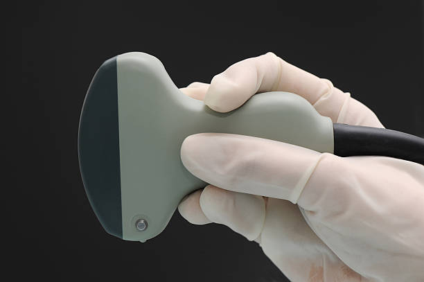 Dispositivo médico de ultra-sons - fotografia de stock