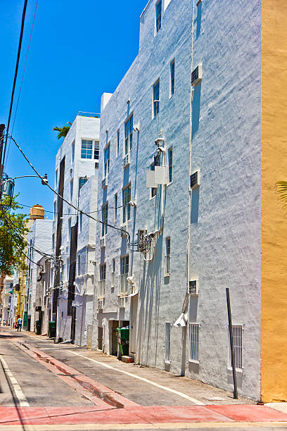 istock old painted brick houses in South Miami 178118178