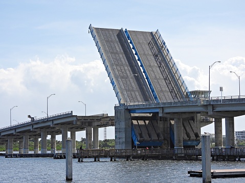 Drawbridge on the intracoastal waterway