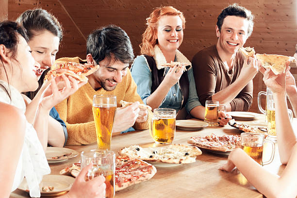istock Friends eating and having fun 178119390