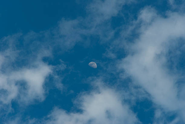 istock Clouds, Moon & Big Blue Sky in Great Smoky Mtns 178121608