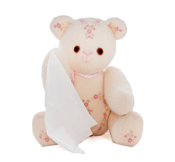 istock Teddy bear holding, waving or offering a facial tissue 178124685